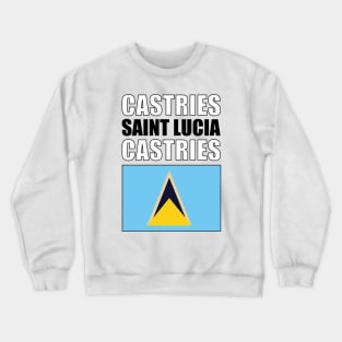 Flag of Saint Lucia Crewneck Sweatshirt